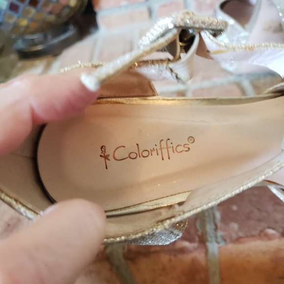 Coloriffics Kacey Sparkle Heels - Picture 7 of 8